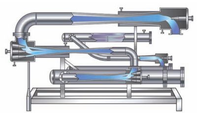 Croll-Reynolds vacuum system with surface type condensers Croll-Reynolds