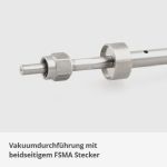 engionic Vakuumdurchführung mit FSMA Stecker engionic Fiber Optics