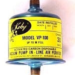 Koby Vacuum Pump In-Line Air Purifiers Koby Vacuum Pump Filter